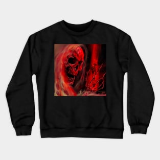 Red Cosmic Reaper Crewneck Sweatshirt